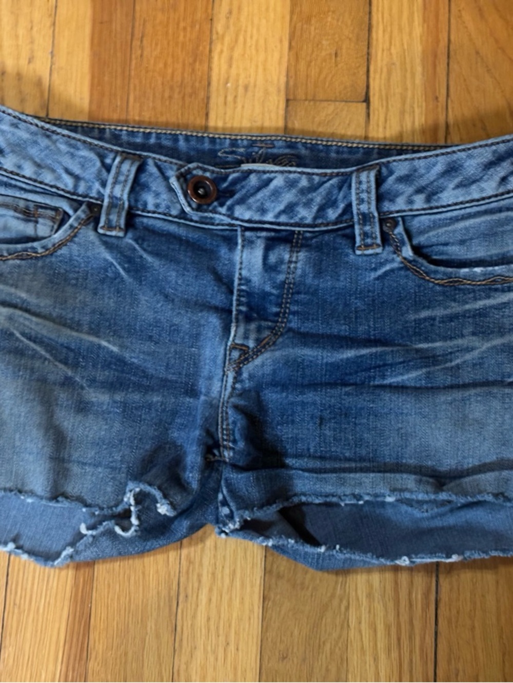 Silver Jeans Denim Cutoff Shorts - Blue